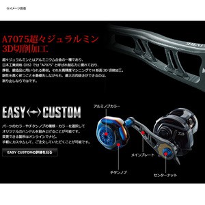 LIVRE リールカスタムパーツ BJ 66-74PT(ビージェイ 66-74PT) ダイワB1   ガンメタP+レッドGの通販は