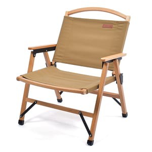 PEACE PARK(ピースパーク) アウトドアチェア LOW WOOD CHAIR ロー ウッド チェア フリー TAUPE