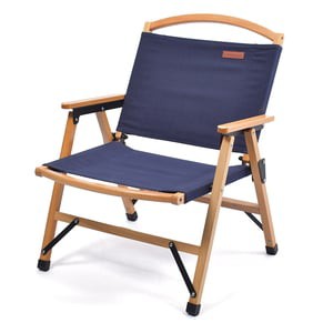 PEACE PARK(ピースパーク) アウトドアチェア LOW WOOD CHAIR ロー ウッド チェア フリー NAVY