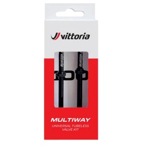 vittoria 自転車アクセサリー Multiway Tubeless Valve 2本入