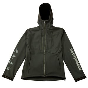 メガバス フィッシングウェア BLOWattack HOODIE(ブローアタックフーディー) M BLACK