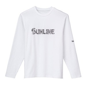 サンライン フィッシングウェア BUG OFFロングTシャツ  M  ホワイトの通販は