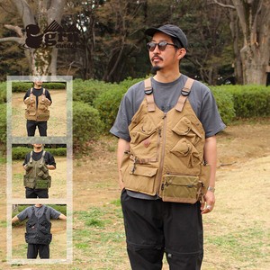 grn outdoor ベスト(メンズ) TEBU RIFLEMAN VEST L BLACK