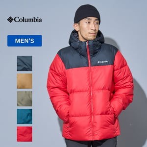 コロンビア アウター(メンズ) PUFFECT HOODED JACKET(パフェクト フーデッド ジャケット)メンズ XL 613(Mountain Red×Black)