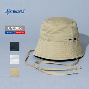 ORCIVAL 帽子 コットンリネン バケットハット フリー KHAKI