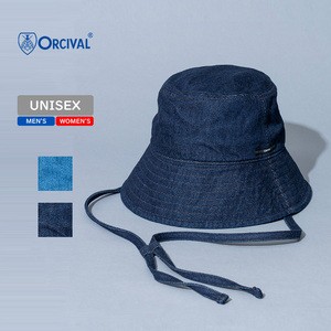 ORCIVAL 帽子 ソフトデニム バケットハット フリー NAVY INDIGO