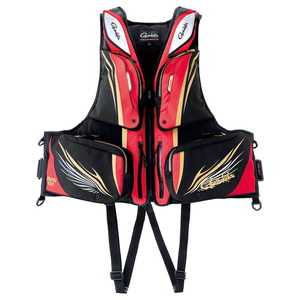 がまかつ フローティングベスト アルテマシールドプロ フローティングベスト GM2197  5L  レッドの通販は 43,119円