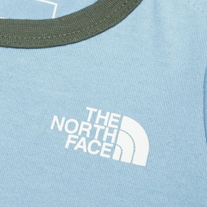 ザ・ノース・フェイス ベビーロンパース CR ショートスリーブティー&ベビーロンパースセット ユニセックス  フリー  スティールブルー(SE)の通販は