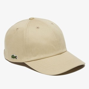 LACOSTE 帽子 【24秋冬】フロントブランク6パネルキャップ FREE 02S(ベージュ)