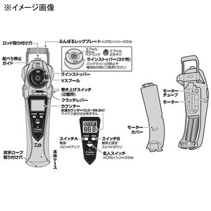 ダイワ 船・石鯛リール クリスティア ワカサギ CRS+ ガンメタ