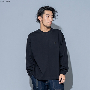 GYMPHLEX トップス(メンズ) 【24秋冬】CREW NECK LONG SLEEVE TEE(クルーネックL/S Tシャツ)  L  BLACKの通販は 9,900円