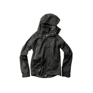 魚矢  UMI RAIN GEAR 3レイヤーレインジャケット  M  ブラックの通販は