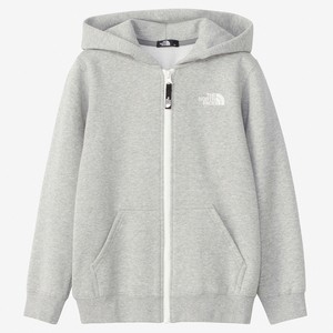 ザ・ノース・フェイス トップス リアビュー フルジップ フーディ キッズ  140  ミックスグレー(24秋冬)の通販は