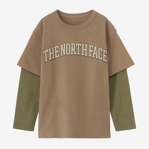 ザ・ノース・フェイス トップス キッズ LTS ピカ ティー  140  Uブラウン(24秋冬)の通販は
