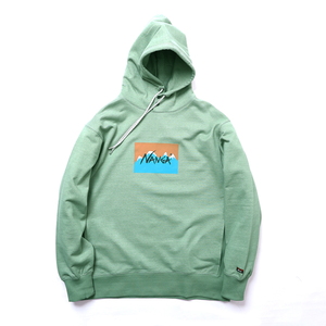 ナンガ トップス(メンズ) エコ ハイブリッド ナンガ ロゴ フーディ  M  SAGE(24秋冬)の通販は 9,890円