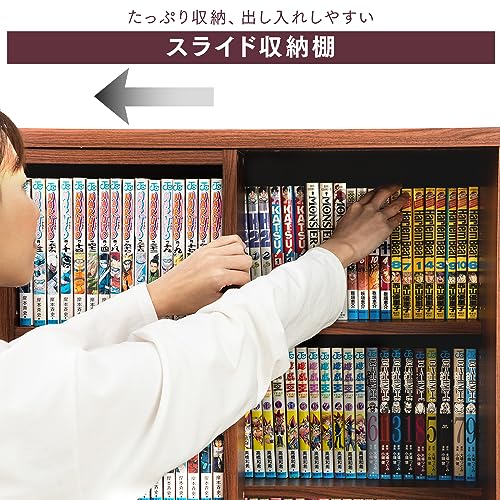 アイリスオーヤマIRIS OHYAMA 本棚 大容量 棚 収納棚 ラック スリム 