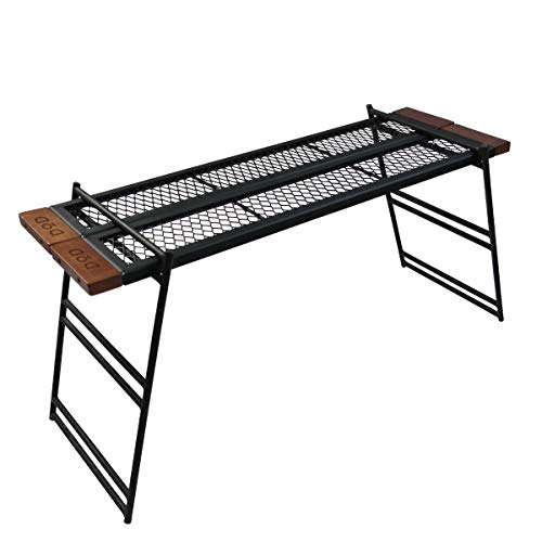 DODディーオーディー テキーララック 焚き火の上で使用可能 ワンバイ木材でカスタム可能 TB2-477-BK