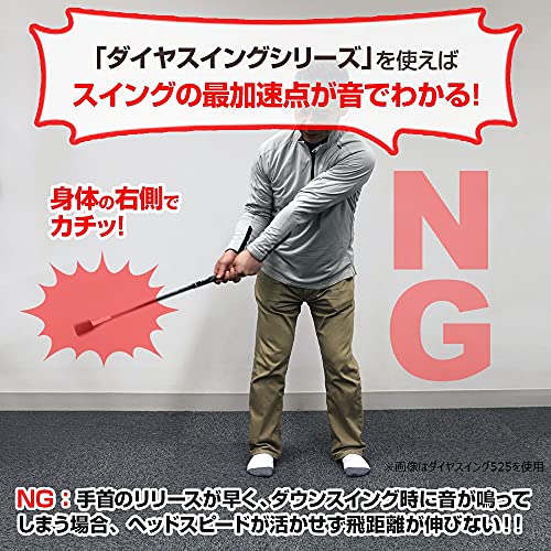 ダイヤゴルフDAIYA GOLF スイング練習機 ゴルフ練習器 ユニセックス ユニフレックス ダイヤスイング527 TR-527 両手 ブルー_3