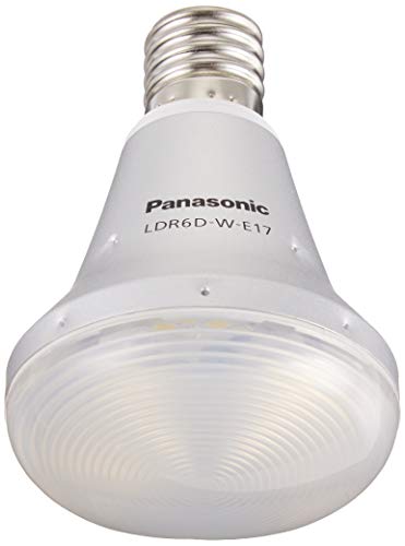 パナソニック LED電球 口金直径17mm 電球40W相当 昼光色相当(6.0W) 小型電球・レフタイプ 密閉形器具対応 LDR6DWE17