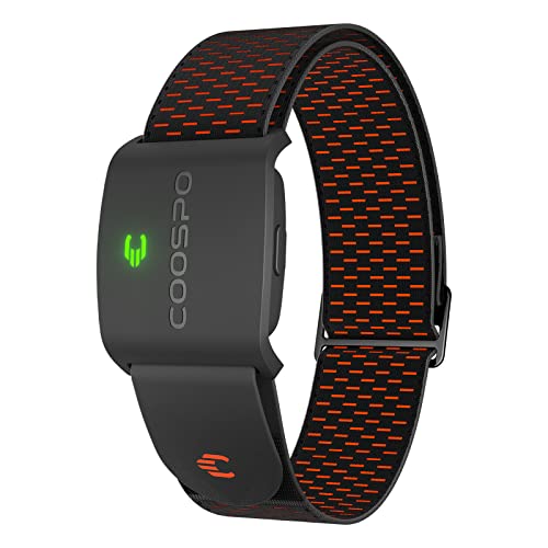 COOSPO HW9 心拍計 アームバンド 光学式 心拍センサー ANT+Bluetooth5.0 ハートレートセンサー 心拍数測定 並行輸入