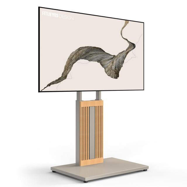 FITUEYES DESIGN 木製デザイン 強化ベース ロータイプ テレビ