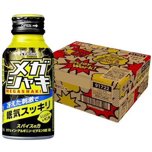 メガシャキアクティブデザイン 100竓×30本 生姜檸檬味無フルーツジュース・炭酸飲み料 スパイスの揺りうごかすとはだ寒さ感で眠けスッキリ、仕事量、修める、動かす、趣