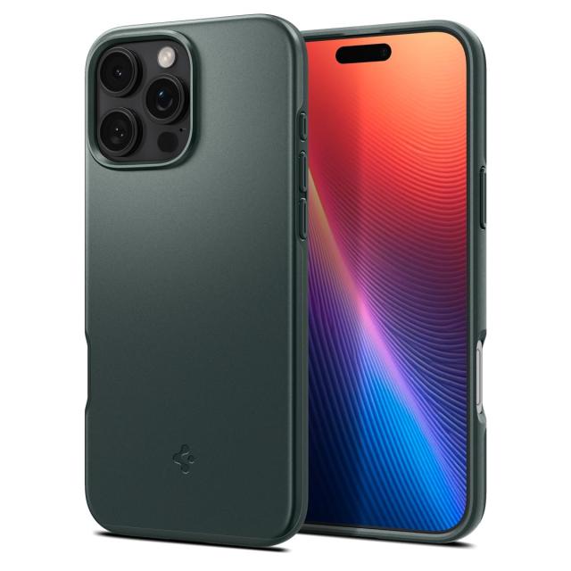 Spigen iPhone 16 Pro Max ケース MagSafe対応 マグネット搭載 米軍MIL規格 マット 薄型 シン・フィット・マグ