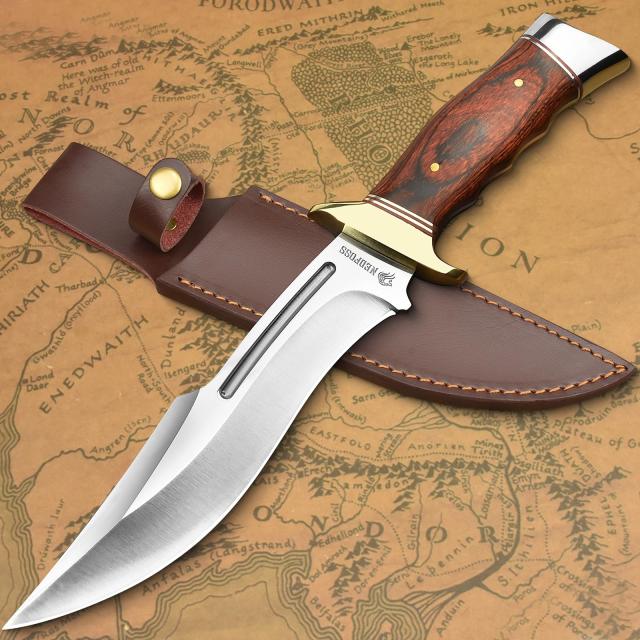 シースナイフ NedFoss SA78 アウトドア用ナイフ フィッシングナイフ 3.8mm厚ブレード 釣りナイフ 魚ナイフの通販は