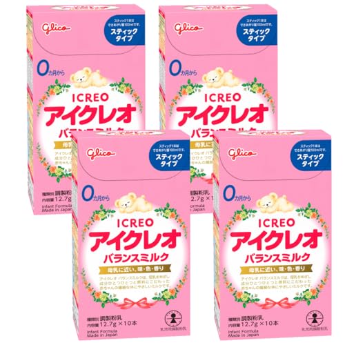まとめ買い アイクレオ バランスミルク スティックボックス×4個 母乳に近い栄養バランス