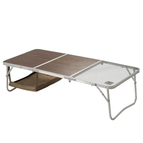 DODディーオーディーソロリチューボー ソロキャンプ用 薄型収納 コンパクト ロースタイル テーブル TB1-070-TN