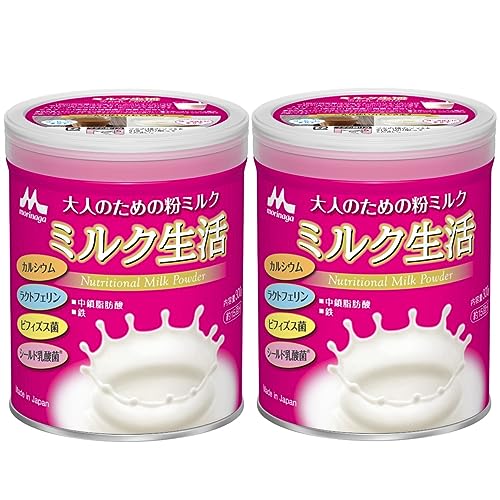 森永乳業 大人のための粉ミルク ミルク生活 300g×2缶セット 約30回分