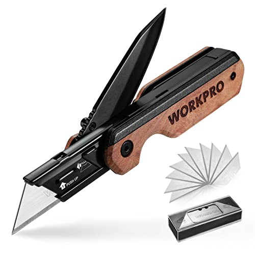 WORKPRO 折りたたみナイフ ユーティリティナイフ
