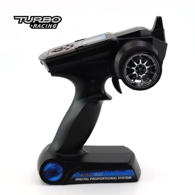 Turbo Racing 2.4G 4CH RCカー用送信機 技適認証済みP62 ターボレーシング 電動カー用プロポセット トランスミッター レ_1