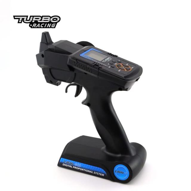 Turbo Racing 2.4G 4CH RCカー用送信機 技適認証済みP62 ターボレーシング 電動カー用プロポセット トランスミッター レ_2