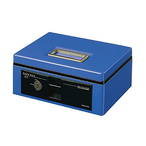 防犯 コクヨ 手提げ金庫 A5 青 CB-Y13B
