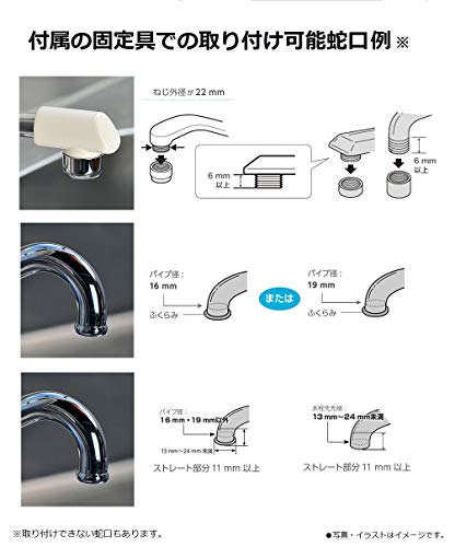 パナソニック 浄水器 蛇口直結型 ホワイト TK-CJ12-Wの通販はau PAY