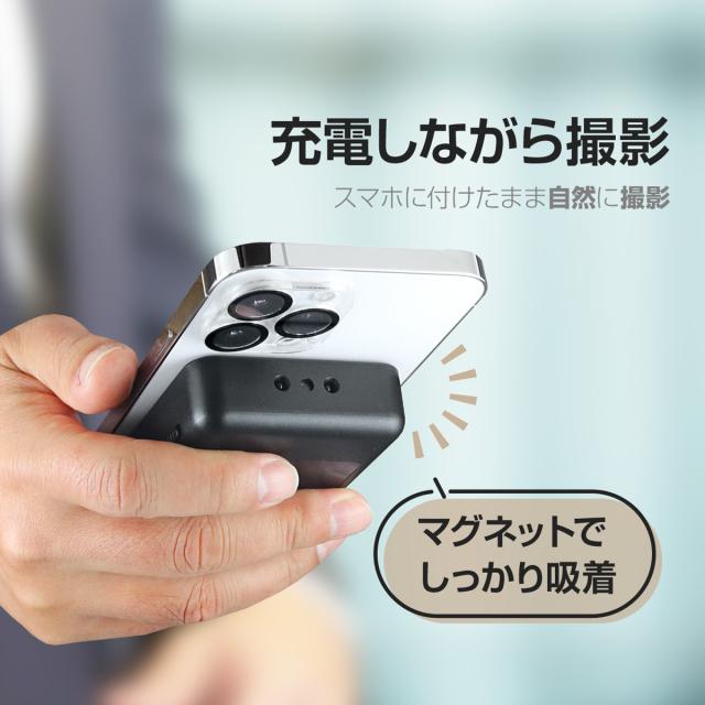 GX-302 防犯カメラ Gexa(ジイエクサ) スパイカメラ 2.7K ワイヤレス充電 モバイル