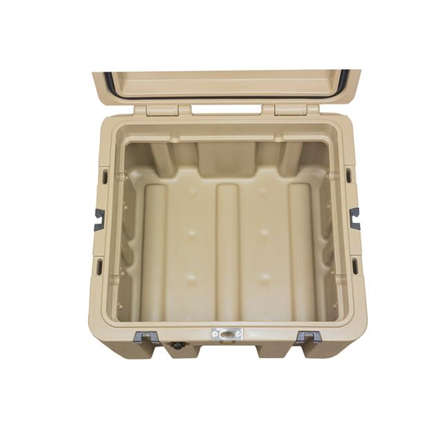 アイスランド HardGearBox 80L SD CL-08001 サンド 収納ボックス ガレージ 屋外 コンテナボックス_1