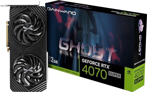 GAINWARD RTX 4070 SUPER GHOST 12GB GDDR6X PCIe4.0 2スロット・2ファン搭載 グラフィックスカード NED407S019K9-1043B-G VD8746