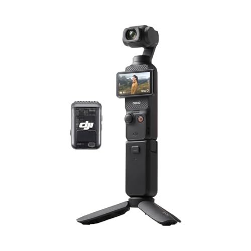 DJI vlogカメラ Osmo Pocket 3 クリエイターコンボ 1インチCMOS 4K 120fps 動画対応 Vlog用カメラ 3軸スタビライザー ジンバルカメラ ア