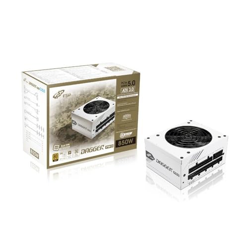 FSP DAGGER PRO ATX3.0(PCIe5.0) 850W White [ SDA2-850 Gen5.W ]