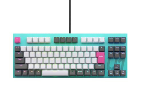 東プレ REALFORCE GX1 初音ミクコラボカラーデザインモデル テンキーレス 91キー 日本語配列 45g荷重 ゲーミングキーボード X1UCM1 KB077