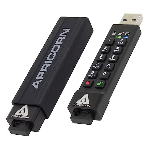 Apricorn Aegis Secure Key 3Z - USB3.0/3.1 Flash Drive ASK3Z-64GB USBメモリ 64GB キーロック式 MM3631