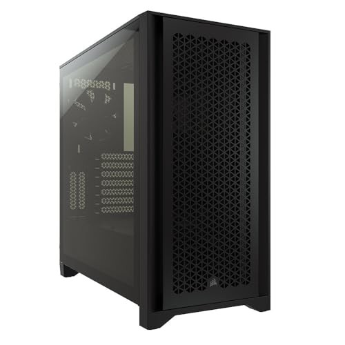 CORSAIR 4000D エアフロー強化ガラス製ミドルタワー ATX PCケース ブラック CC-9011200-WW CS7975