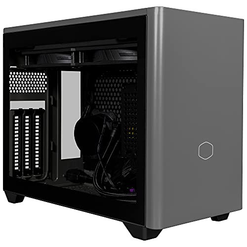 Cooler Master MasterBox NR200P MAX 850W電源+水冷CPUクーラー プリインストール Mini-ITX PCケース NR200P-MCNN85-SL0 CS8349 ブラック