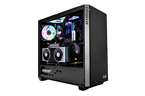 INWIN E-ATX対応 シンプルデザインのミドルタワーケース [ CS-216BLK ]