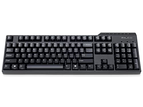 FILCO Majestouch Convertible 3 メカニカルキーボード 英語配列 104キー フルサイズ Bluetooth無線接続 USB有線接続 DIPスイッチ 黒色