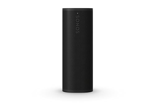 Sonos Roam2 スマートスピーカー、Wi-Fi、Bluetooth、ステレオペア 黒