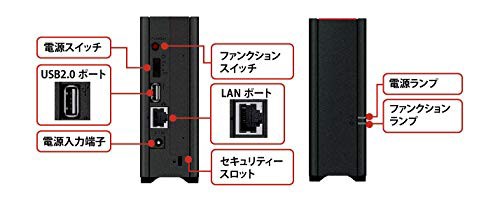 BUFFALO LinkStation for SOHO LS210DNBシリーズ SOHO向け1ドライブNAS 1TB LS210DN0101B
