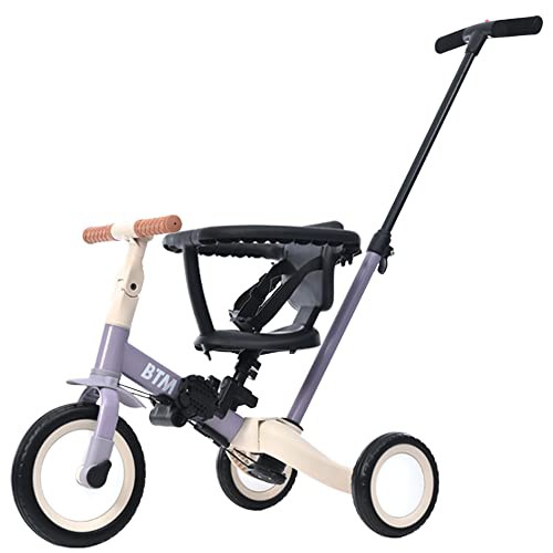 子供用三輪車 4in1 自転車 オリジナル 押し棒付き 安全バー付き キックボード おもちゃ 乗用玩具 幼児用 軽量 キッズバイク